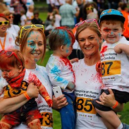 Cumbria's Number One Colour Run remains bright
